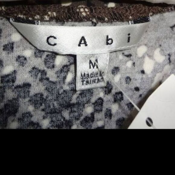 Cabi | Dappled Dots Faux Wrap Long Sleeve Dress medium NWT - Picture 4 of 4